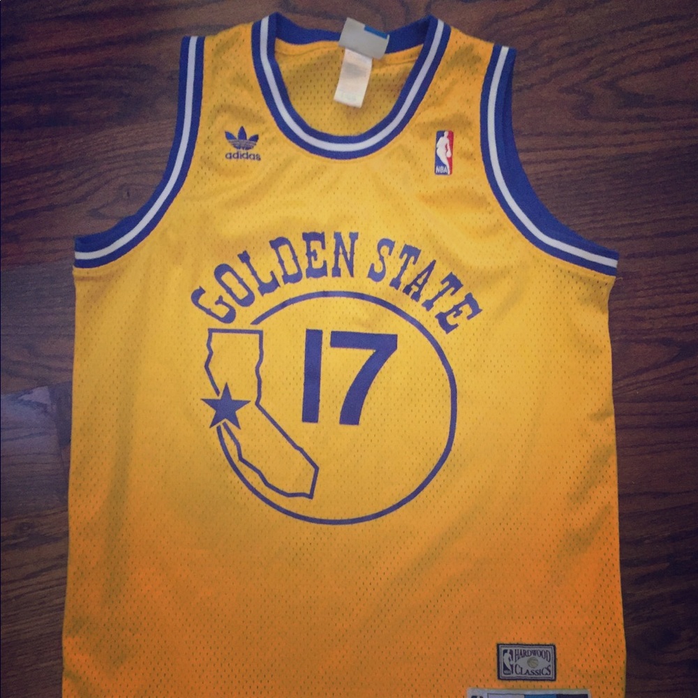 Throwback Golden State Warriors Adidas Jersey